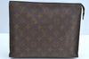 Auth Louis Vuitton Monogram Poche Toilette 26 Cosmetics Pouch Old Model LV K8576