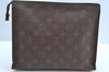 Auth Louis Vuitton Monogram Poche Toilette 26 Cosmetics Pouch Old Model LV K8576