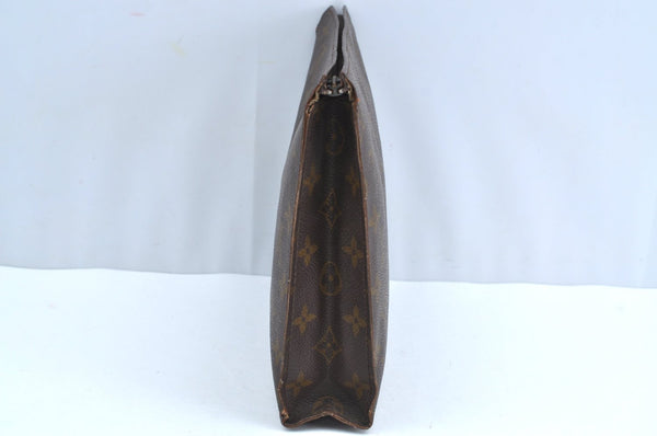 Auth Louis Vuitton Monogram Poche Toilette 26 Cosmetics Pouch Old Model LV K8576