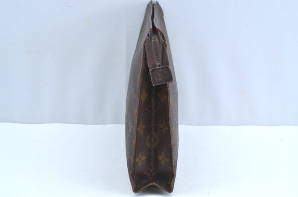 Auth Louis Vuitton Monogram Poche Toilette 26 Cosmetics Pouch Old Model LV K8576