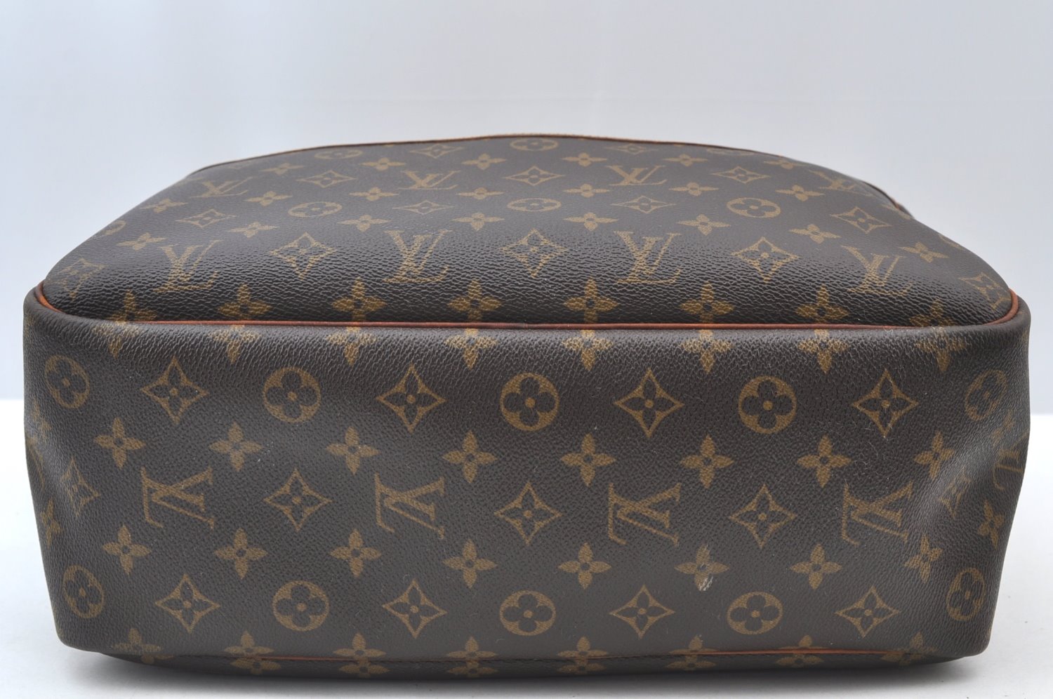 Authentic Louis Vuitton Monogram Deauville Hand Bag M47270 LV Junk K8582