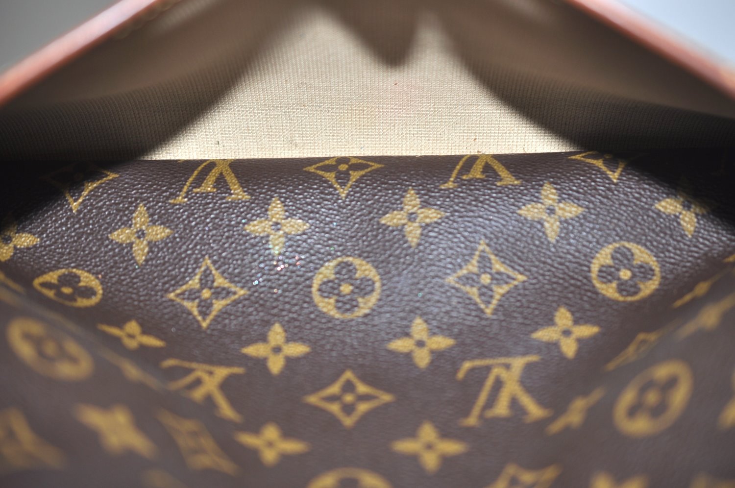 Authentic Louis Vuitton Monogram Deauville Hand Bag M47270 LV Junk K8582