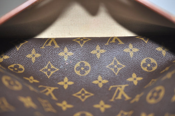 Authentic Louis Vuitton Monogram Deauville Hand Bag M47270 LV Junk K8582