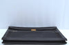 Authentic GUCCI Vintage Clutch Documents Case GG Canvas Leather Black K8584