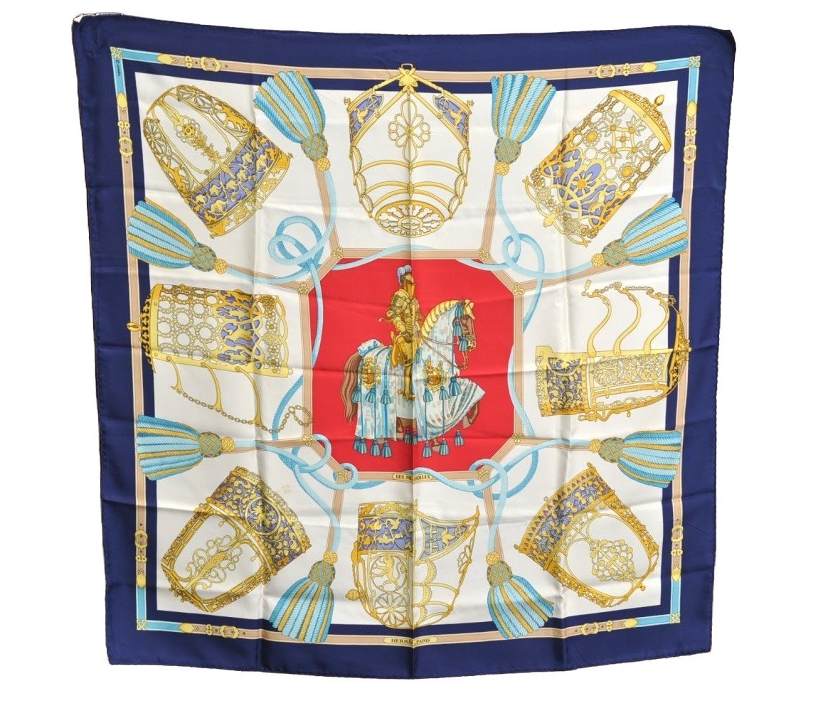 Authentic HERMES Carre 90 Scarf 