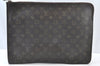 Authentic Louis Vuitton Monogram Poche Documents Document Case M53400 LV K8587