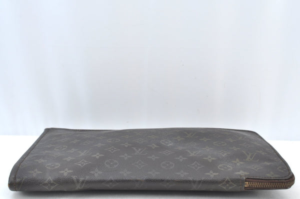 Authentic Louis Vuitton Monogram Poche Documents Document Case M53400 LV K8587