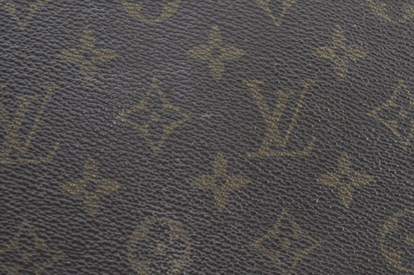 Authentic Louis Vuitton Monogram Poche Documents Document Case M53400 LV K8587
