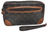 Auth Louis Vuitton Monogram Marly Dragonne GM M51825 Clutch Hand Bag Junk K8588
