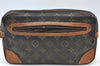 Auth Louis Vuitton Monogram Marly Dragonne GM M51825 Clutch Hand Bag Junk K8588