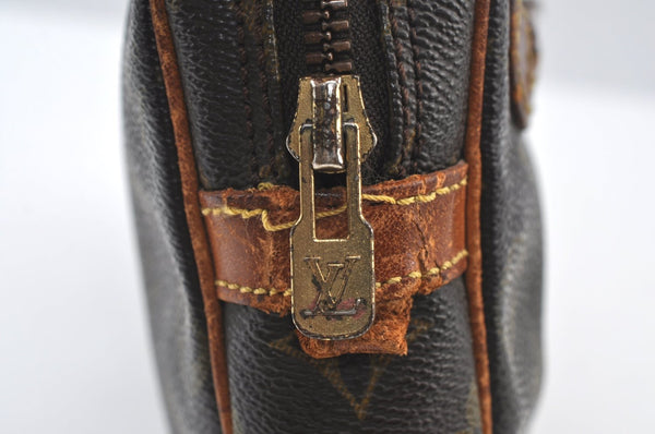 Auth Louis Vuitton Monogram Marly Dragonne GM M51825 Clutch Hand Bag Junk K8588