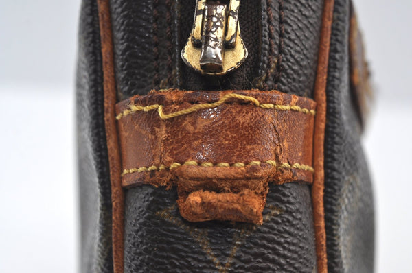 Auth Louis Vuitton Monogram Marly Dragonne GM M51825 Clutch Hand Bag Junk K8588