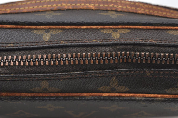 Auth Louis Vuitton Monogram Marly Dragonne GM M51825 Clutch Hand Bag Junk K8588