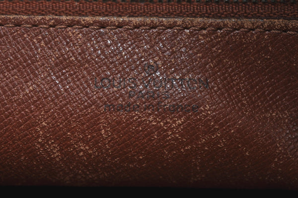 Auth Louis Vuitton Monogram Marly Dragonne GM M51825 Clutch Hand Bag Junk K8588