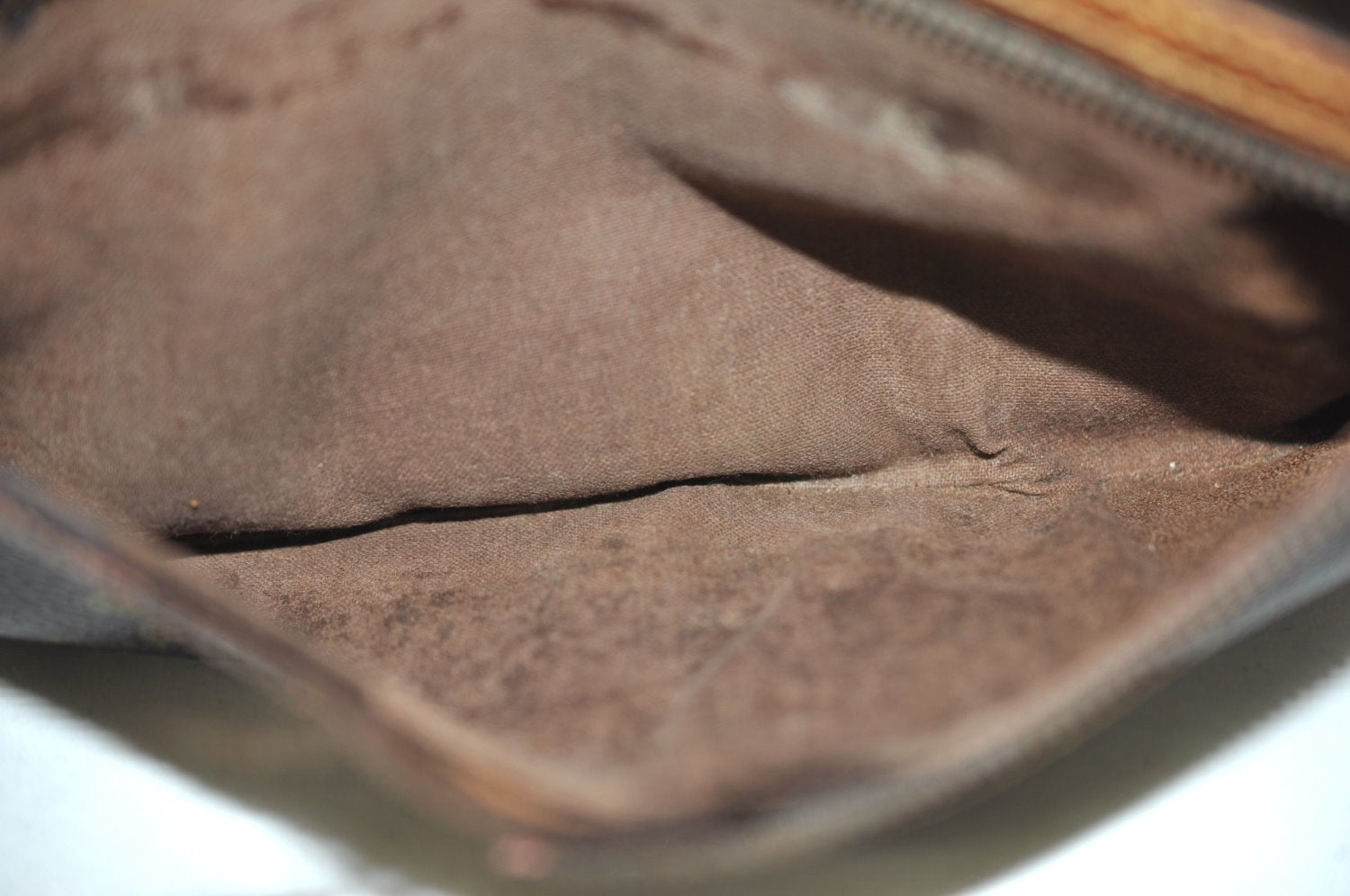 Auth Louis Vuitton Monogram Marly Dragonne GM M51825 Clutch Hand Bag Junk K8588