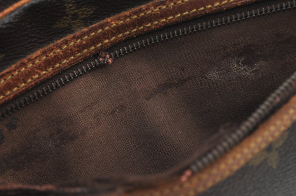 Auth Louis Vuitton Monogram Marly Dragonne GM M51825 Clutch Hand Bag Junk K8588