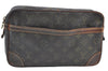 Authentic Louis Vuitton Monogram Compiegne 28 Clutch Hand Bag M51845 LV K8590