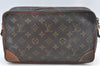Authentic Louis Vuitton Monogram Compiegne 28 Clutch Hand Bag M51845 LV K8590