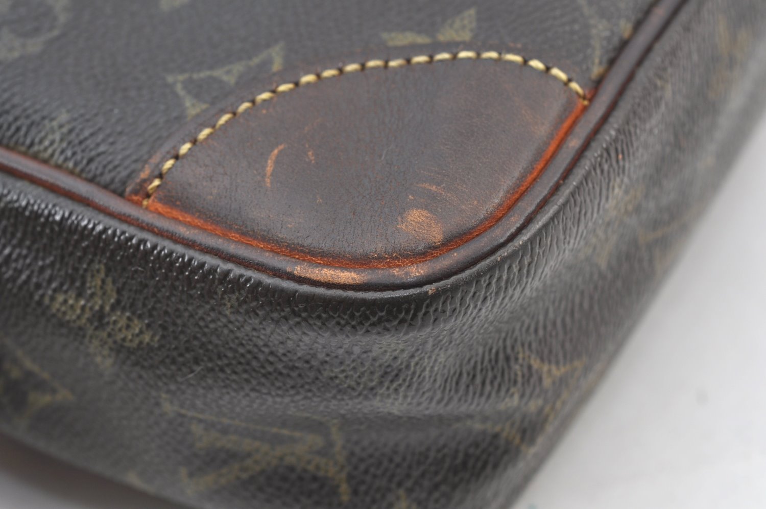 Authentic Louis Vuitton Monogram Compiegne 28 Clutch Hand Bag M51845 LV K8590