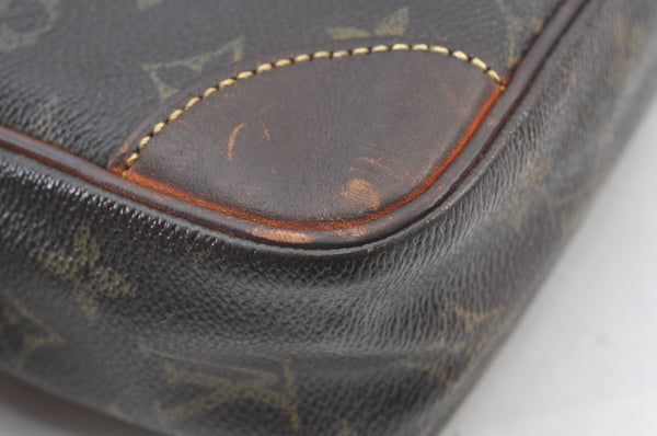 Authentic Louis Vuitton Monogram Compiegne 28 Clutch Hand Bag M51845 LV K8590