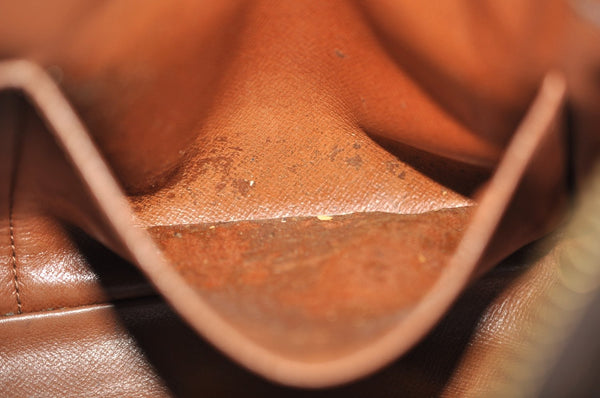 Authentic Louis Vuitton Monogram Compiegne 28 Clutch Hand Bag M51845 LV K8590