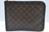 Authentic Louis Vuitton Monogram Poche Documents Document Case M53400 LV K8591