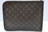 Authentic Louis Vuitton Monogram Poche Documents Document Case M53400 LV K8591