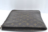 Authentic Louis Vuitton Monogram Poche Documents Document Case M53400 LV K8591