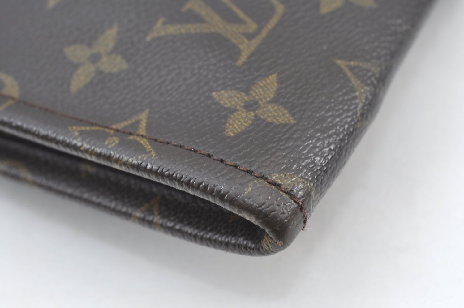 Authentic Louis Vuitton Monogram Poche Documents Document Case M53400 LV K8591