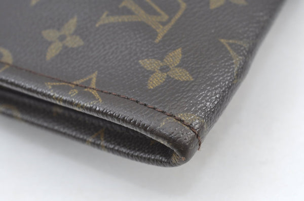 Authentic Louis Vuitton Monogram Poche Documents Document Case M53400 LV K8591