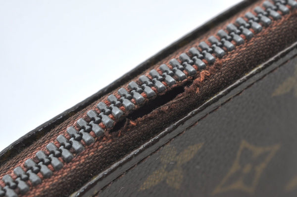 Authentic Louis Vuitton Monogram Poche Documents Document Case M53400 LV K8591