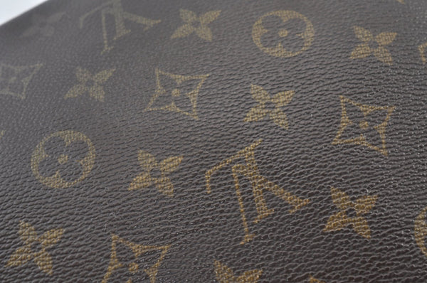 Authentic Louis Vuitton Monogram Poche Documents Document Case M53400 LV K8591