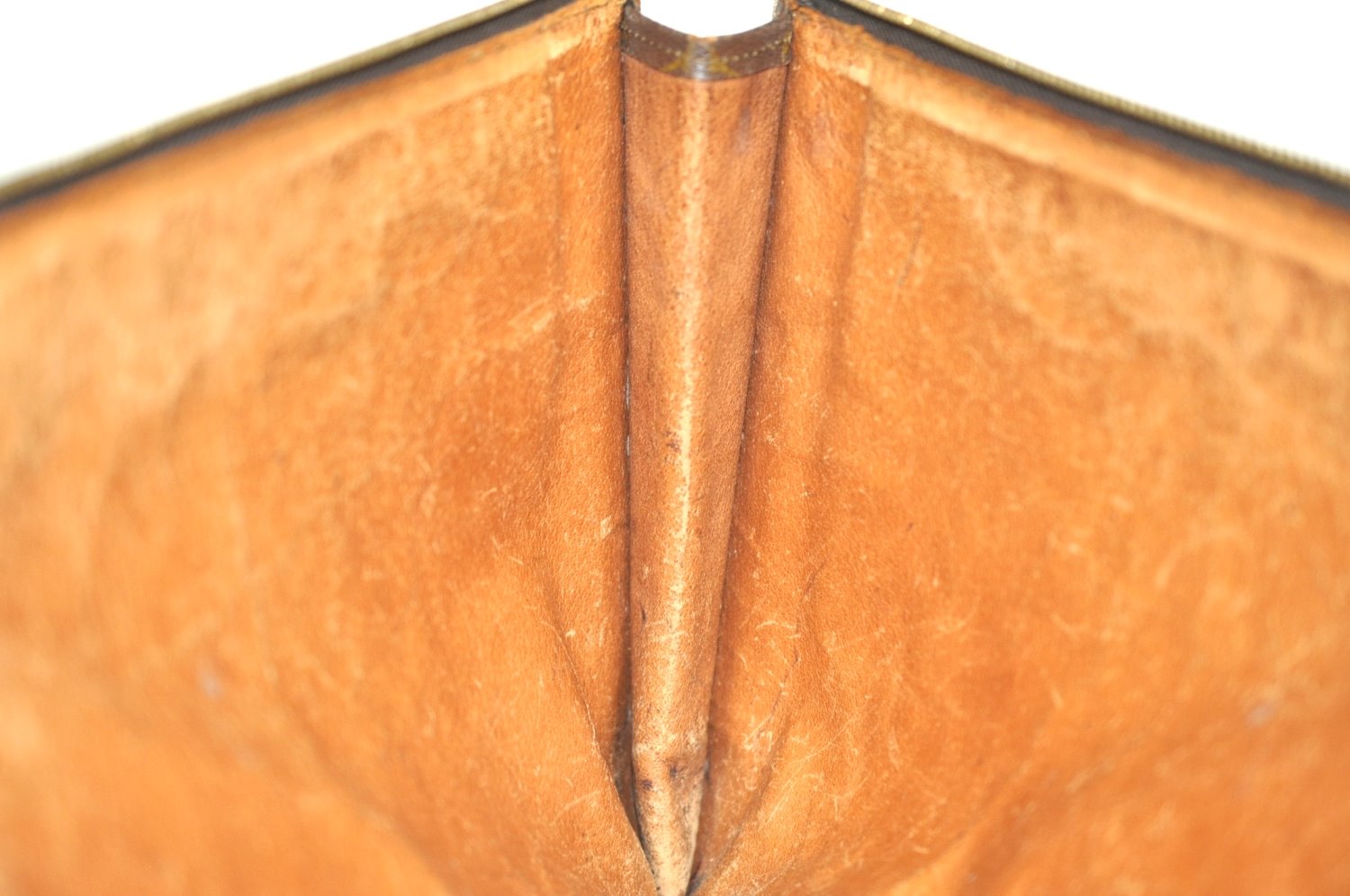 Authentic Louis Vuitton Monogram Poche Documents Document Case Old Model K8592