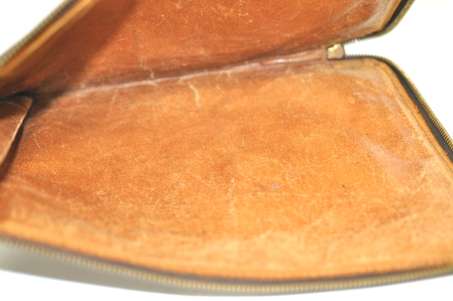 Authentic Louis Vuitton Monogram Poche Documents Document Case Old Model K8592