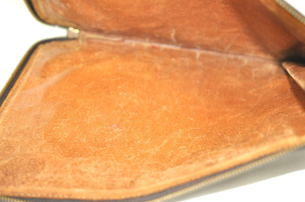 Authentic Louis Vuitton Monogram Poche Documents Document Case Old Model K8592