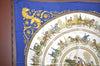 Authentic HERMES Carre 90 Scarf "LA PROMENADE DE LONGCHAMPS" Silk Blue K8593