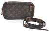 Auth Louis Vuitton Monogram Marly Bandouliere Shoulder Bag M51828 Junk K8594