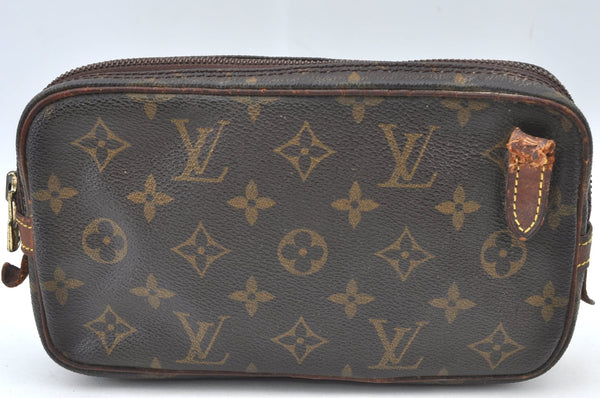 Auth Louis Vuitton Monogram Marly Bandouliere Shoulder Bag M51828 Junk K8594