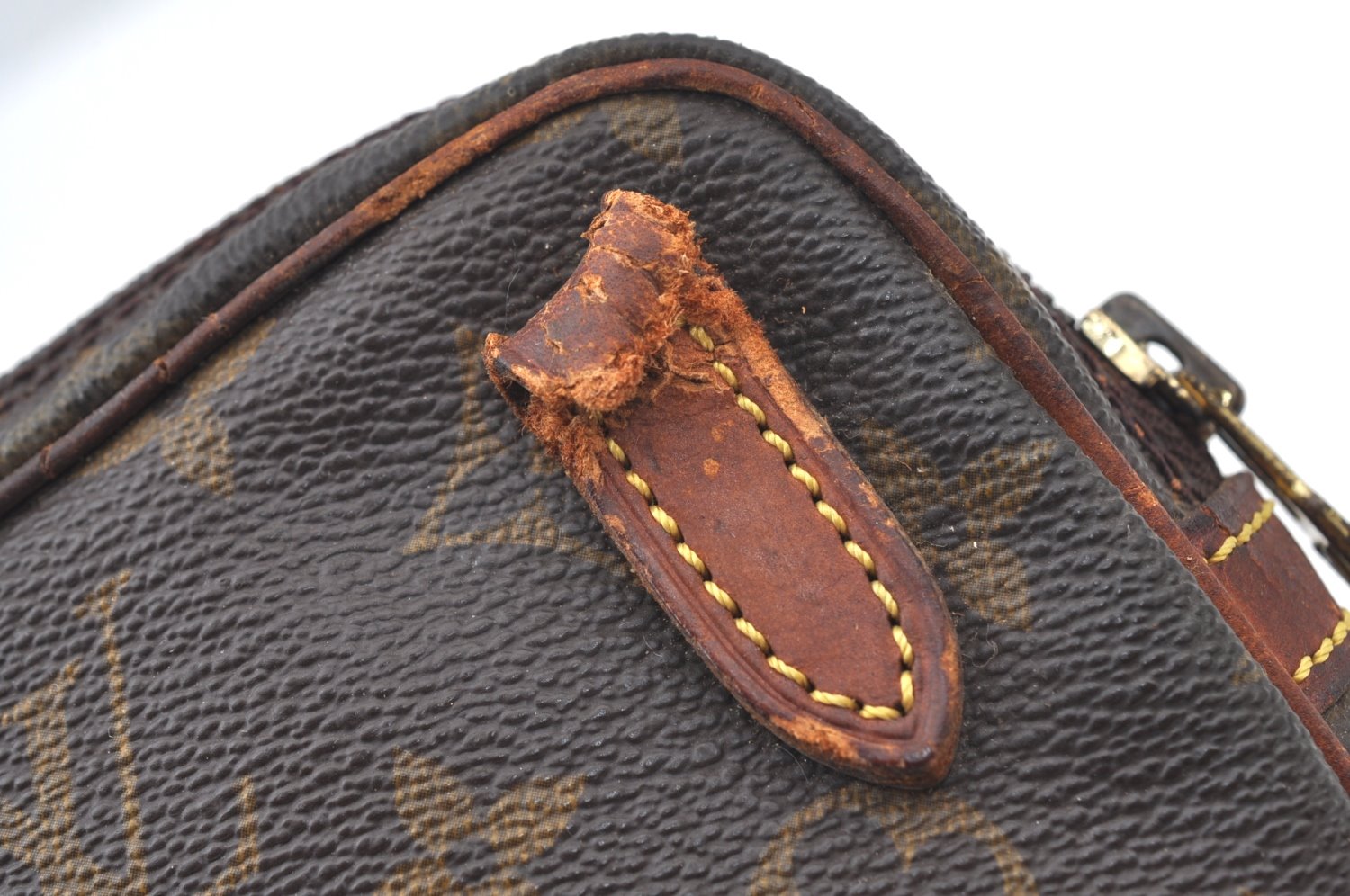 Auth Louis Vuitton Monogram Marly Bandouliere Shoulder Bag M51828 Junk K8594