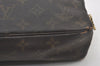 Auth Louis Vuitton Monogram Trousse Toilette 23 Clutch Hand Bag M47524 LV K8596