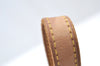 Authentic Louis Vuitton Leather Shoulder Strap For Bucket PM 27.6" Beige K8601