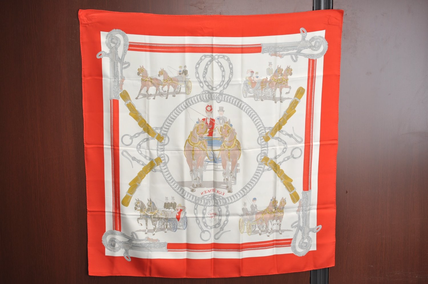 Authentic HERMES Carre 90 Scarf 