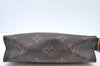 Authentic Louis Vuitton Monogram Poche Toilette 15 M47546 Cosmetics Pouch K8603