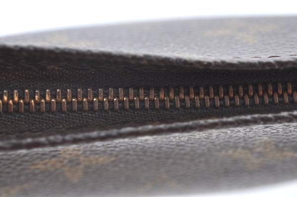 Authentic Louis Vuitton Monogram Poche Toilette 15 M47546 Cosmetics Pouch K8603