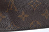 Authentic Louis Vuitton Monogram Poche Toilette 15 M47546 Cosmetics Pouch K8603