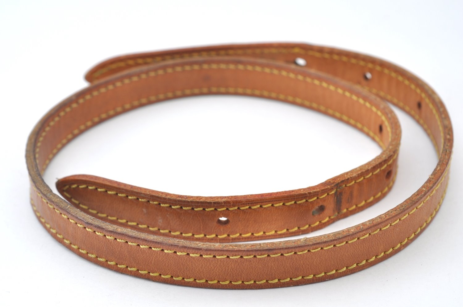 Authentic Louis Vuitton Leather Shoulder Strap For Bucket PM 27.6