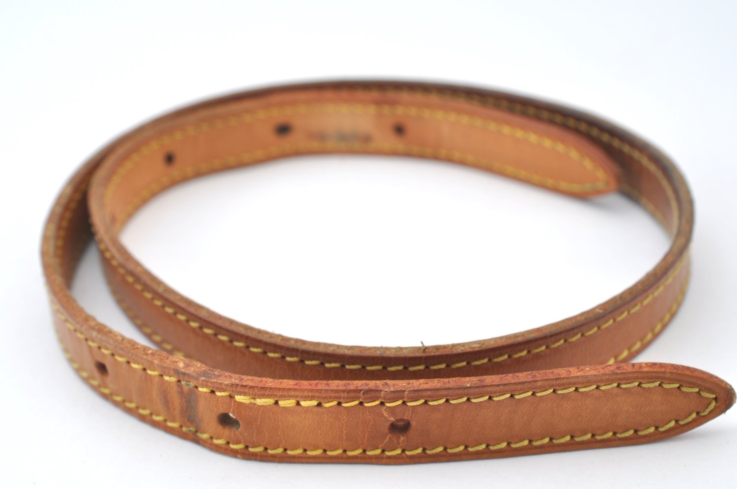 Authentic Louis Vuitton Leather Shoulder Strap For Bucket PM 27.6