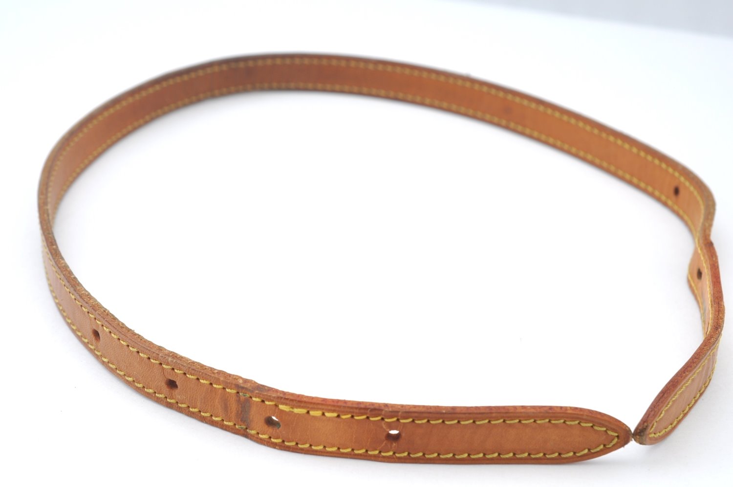 Authentic Louis Vuitton Leather Shoulder Strap For Bucket PM 27.6