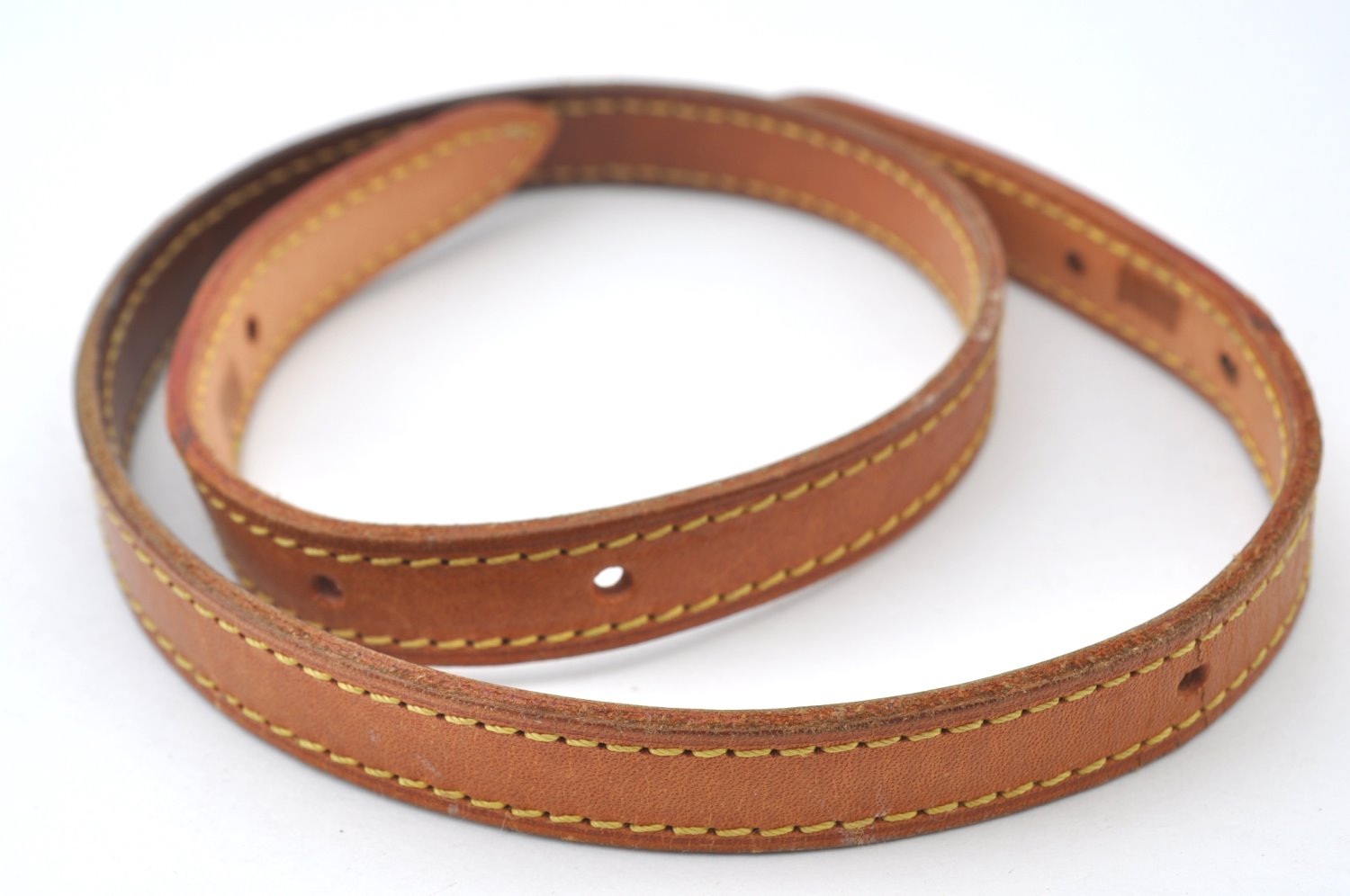 Authentic Louis Vuitton Leather Shoulder Strap For Bucket PM 27.6