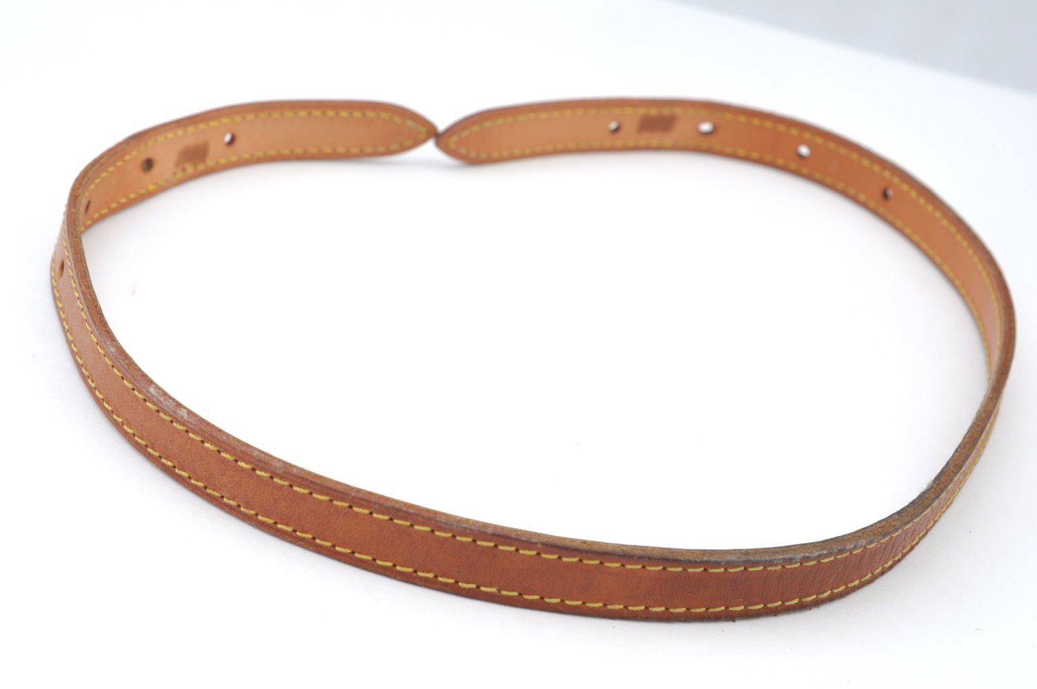 Authentic Louis Vuitton Leather Shoulder Strap For Bucket PM 27.6